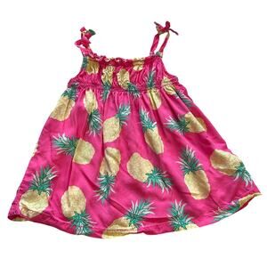 Carters Tank Top Pink with Pineapples Size 4